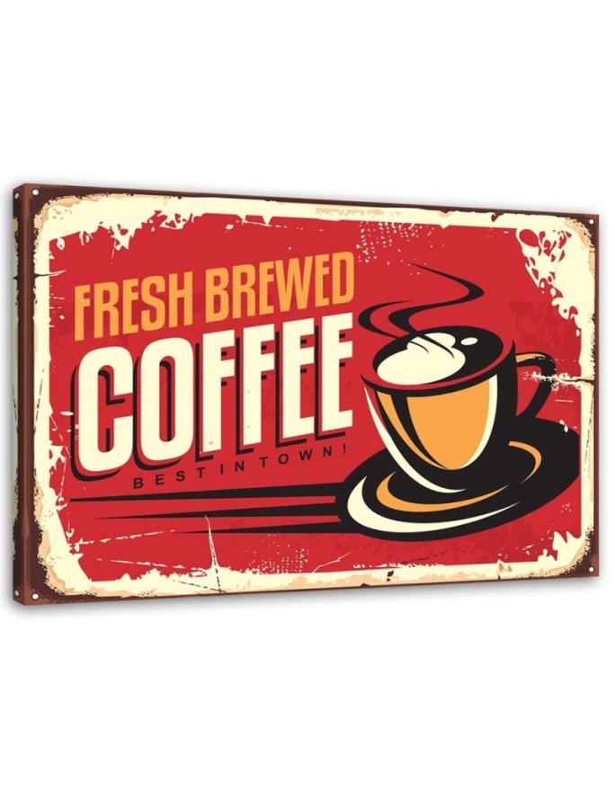 Leinwandbild - Frisch gerösteter Retro-Kaffee | Feeby