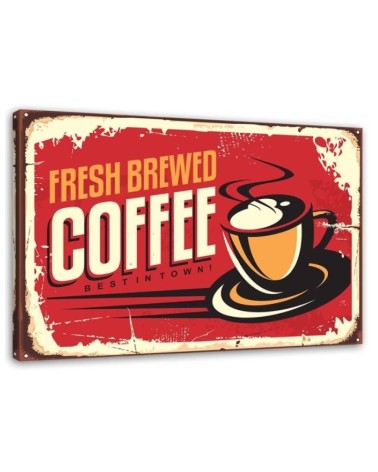 Leinwandbild - Frisch gerösteter Retro-Kaffee | Feeby