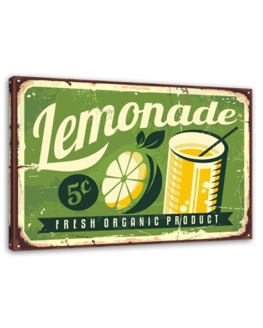 Canvas prints for the kitchen - Retro lemonade | FEEBY
