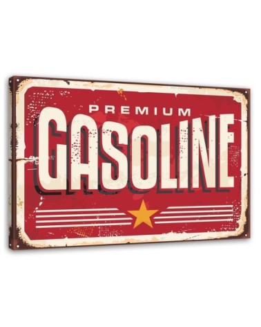 Canvas prints for the living room - Retro petrol | FEEBY