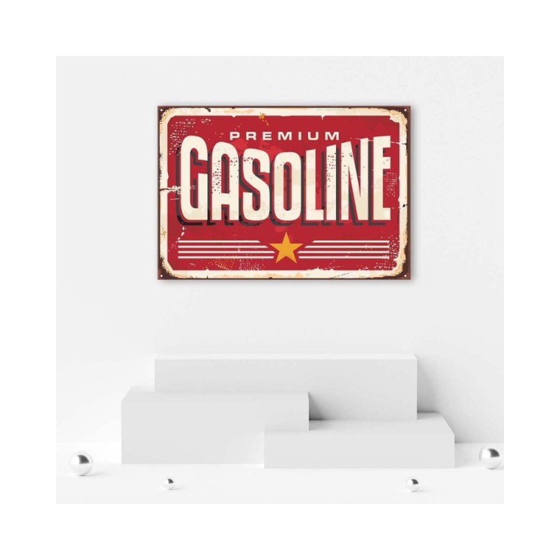 Leinwanddruck - Retro-Benzin | Feeby