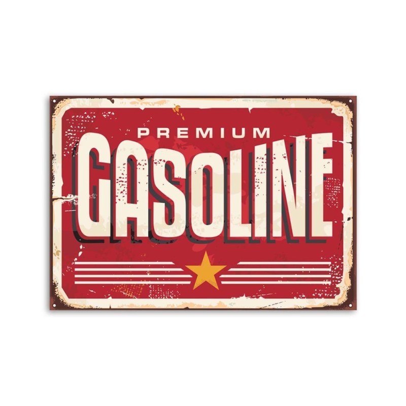 Leinwanddruck - Retro-Benzin | Feeby