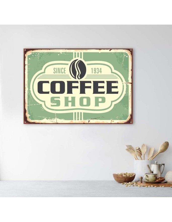 Coffee shop retro - Obraz dekoracyjny | FEEBY