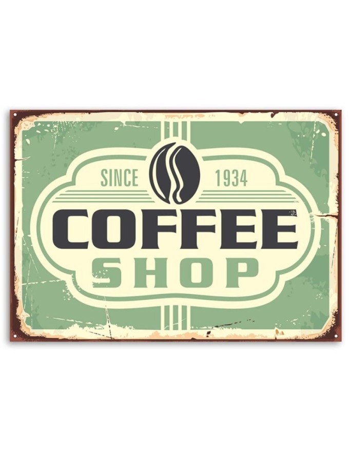 Coffee shop retro - Obraz dekoracyjny | FEEBY