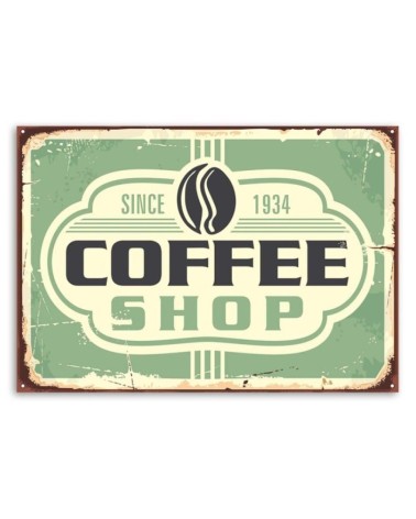 Leinwandbild - Kaffeehaus retro | Feeby