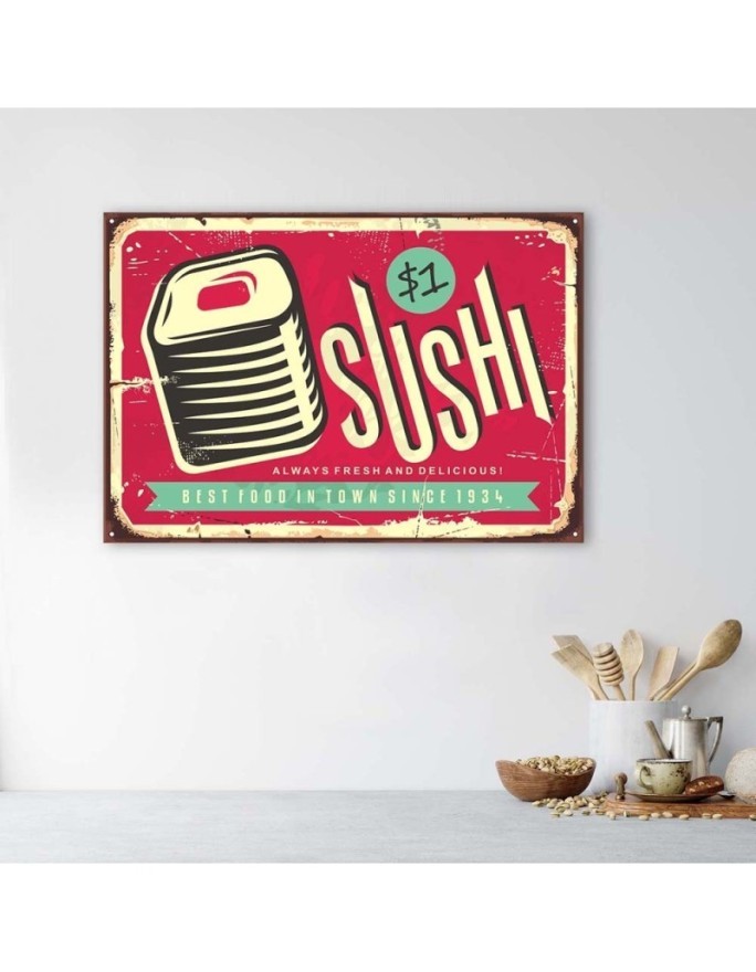 Retro sushi - Obraz do kuchni | FEEBY