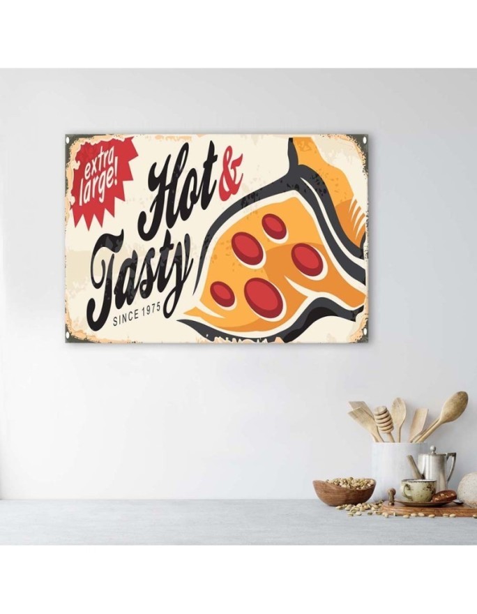 Retro pizza - Obraz do kuchni | FEEBY
