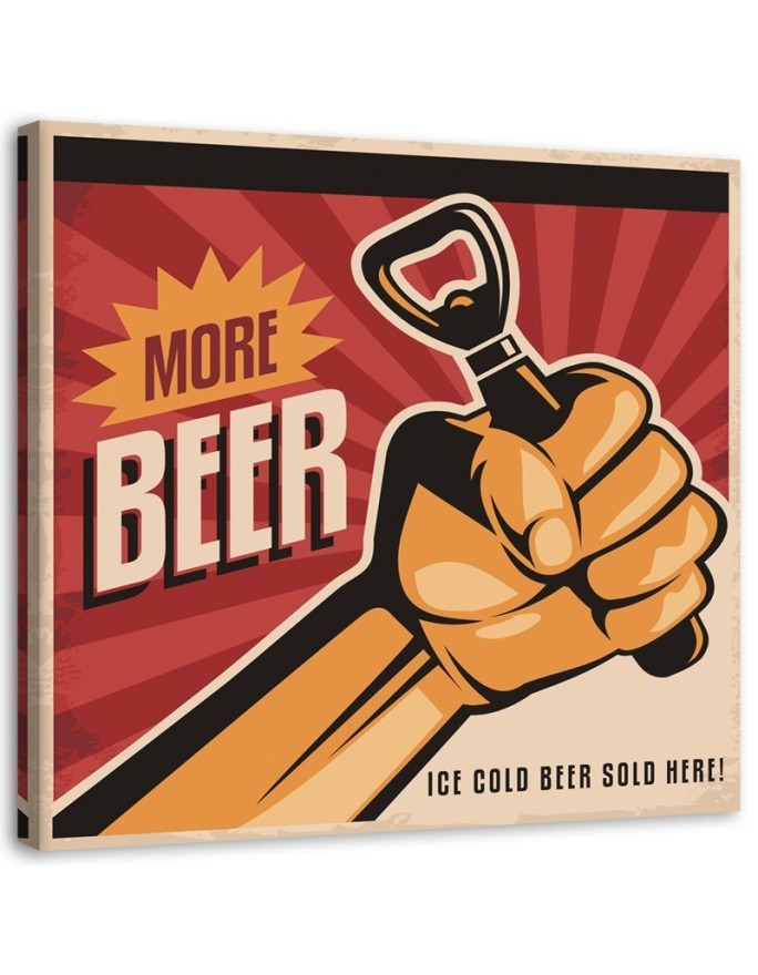 Leinwandbild - Mehr Bier | Feeby