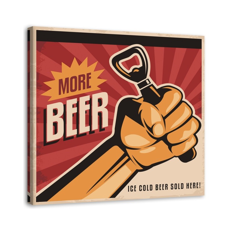 Leinwandbild - Mehr Bier | Feeby