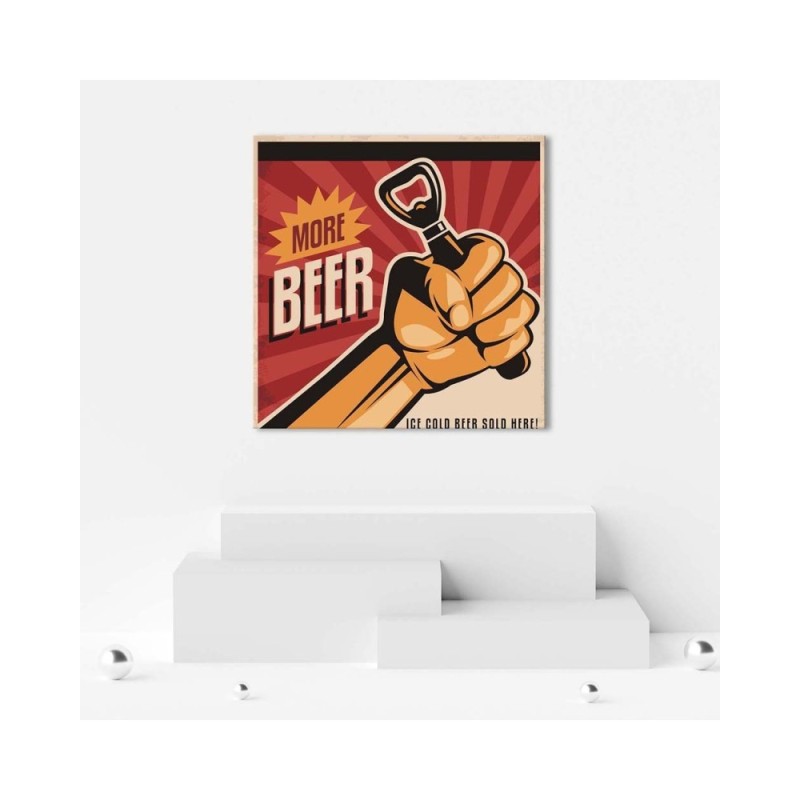 Leinwandbild - Mehr Bier | Feeby