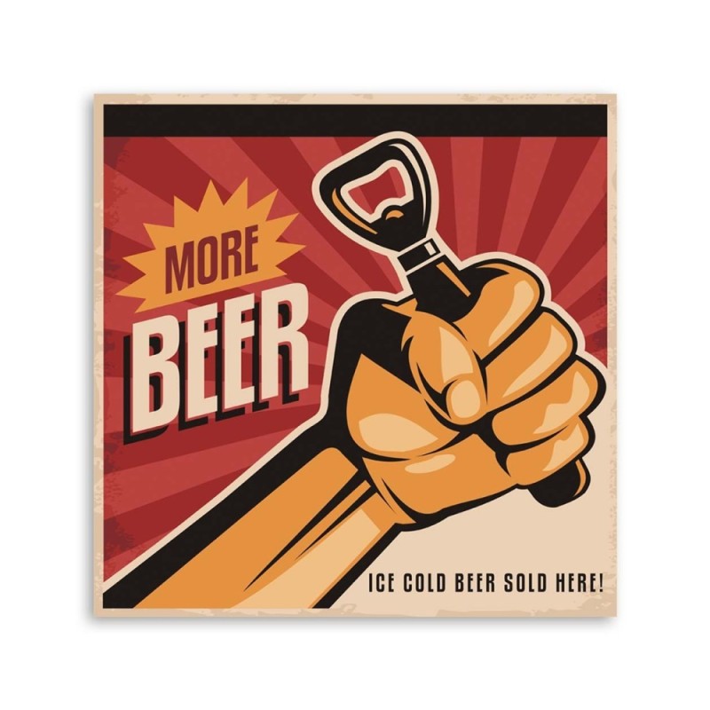 Leinwandbild - Mehr Bier | Feeby