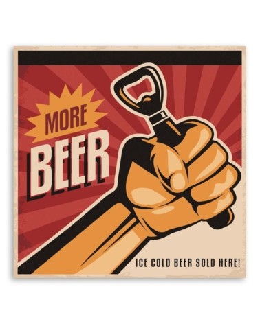 Leinwandbild - Mehr Bier | Feeby