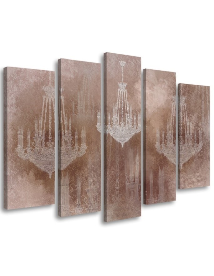 Bild auf Leinwand - Kronleuchter | Feeby