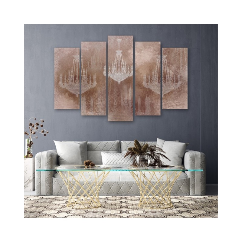 Bild auf Leinwand - Kronleuchter | Feeby