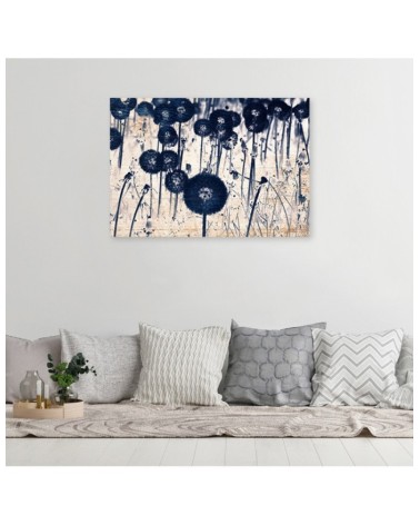 Leinwandbild - Pusteblume auf alten Brettern | Feeby