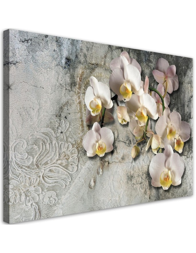 Leinwandbild modern - Orchideen Blumen Pflanzen | Feeby