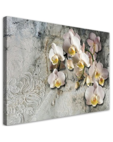 Sunny orchids flowers - Canvas print. Buy now| | FEEBY
