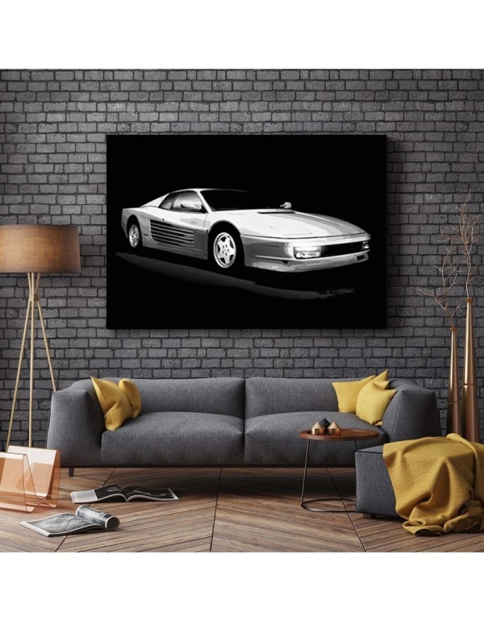 Obrazy z samochodami do biura - Ferrari Testarossa | FEEBY