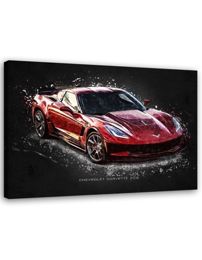 Obrazy z samochodami - Chevrolet Corvette Z06 | FEEBY