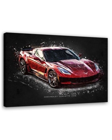 Obrazy z samochodami - Chevrolet Corvette Z06 | FEEBY