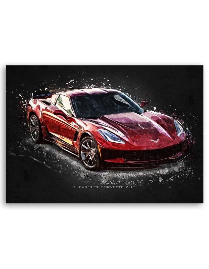 Obrazy z samochodami - Chevrolet Corvette Z06 | FEEBY
