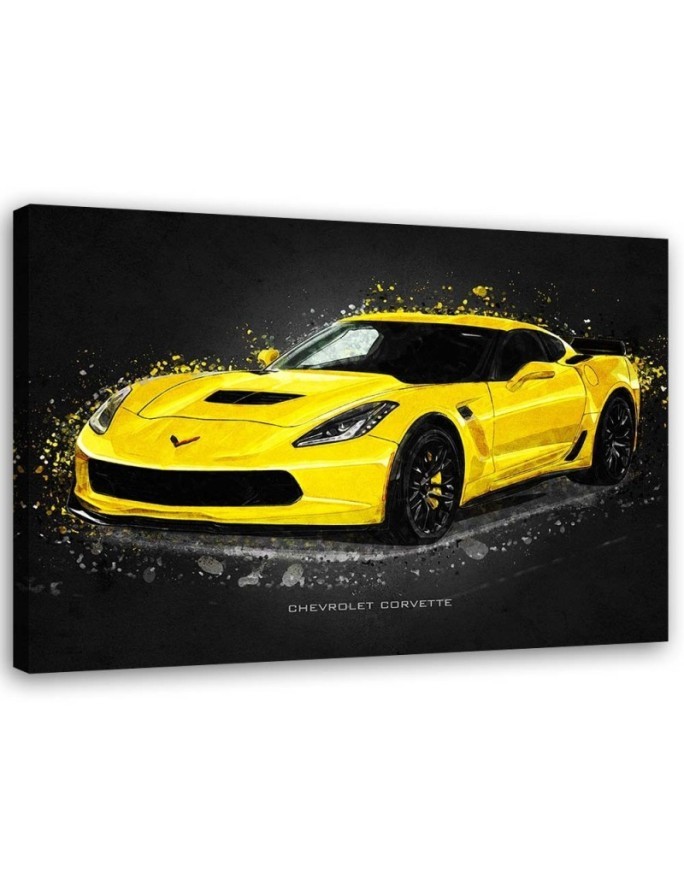 Obrazy z samochodami - Chevrolet corvette | FEEBY