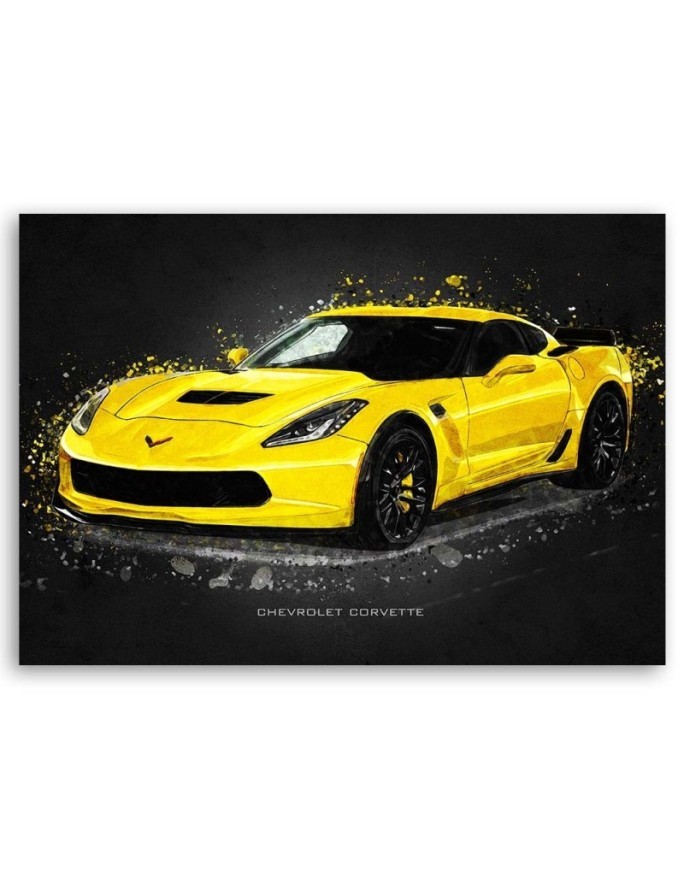 Obrazy z samochodami - Chevrolet corvette | FEEBY