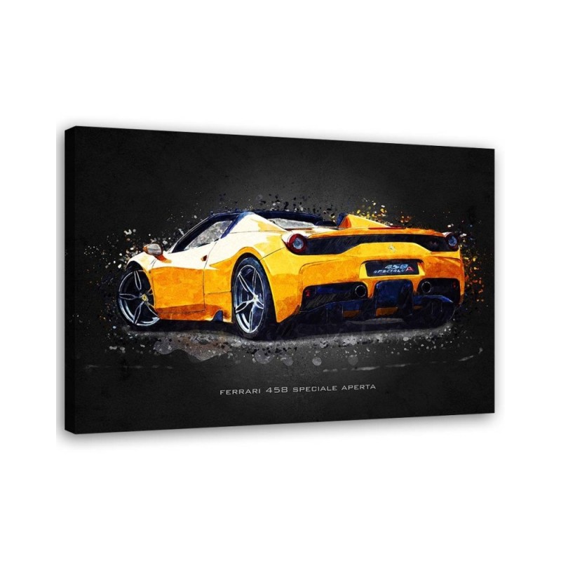 Obrazy z samochodami do biura - Ferrari 458 Aperta | FEEBY