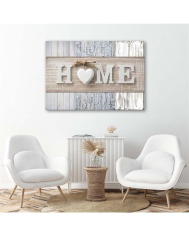 Modernes Wandbild - Home Herz Shabby Chic | Feeby