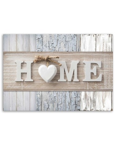 Modernes Wandbild - Home Herz Shabby Chic | Feeby