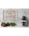 Wall art Canvas painting for living room - Home quote in window | FEEBY