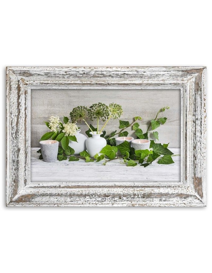 Martwa natura w stylu shabby chic - Wydruk na płótnie | FEEBY