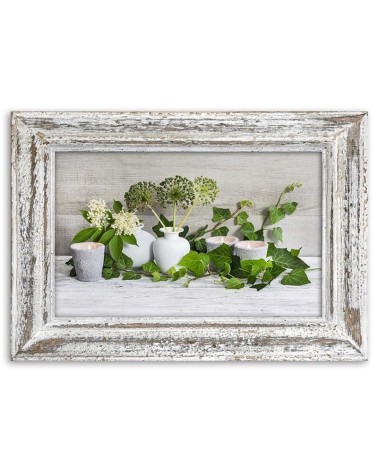 Dekoratives Leinwandbild - Stilleben im Shabby-Chic-Stil | Feeby