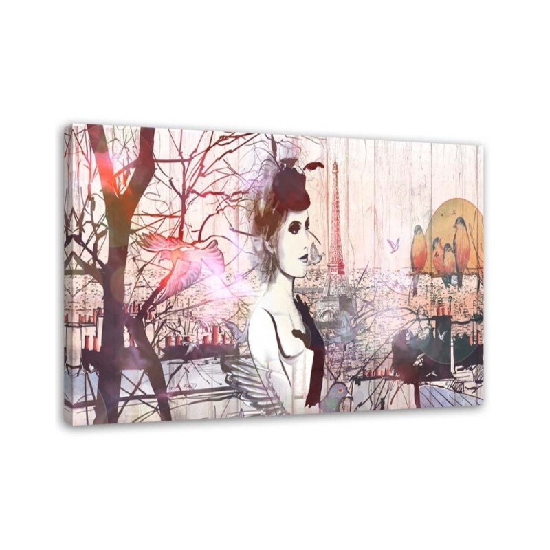 Bild auf Leinwand - Frau in Frankreich | Feeby