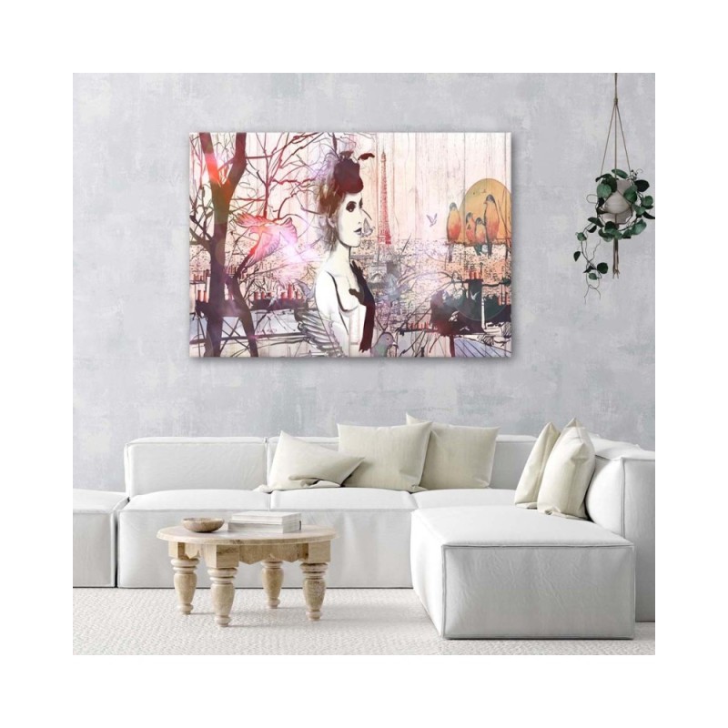 Bild auf Leinwand - Frau in Frankreich | Feeby