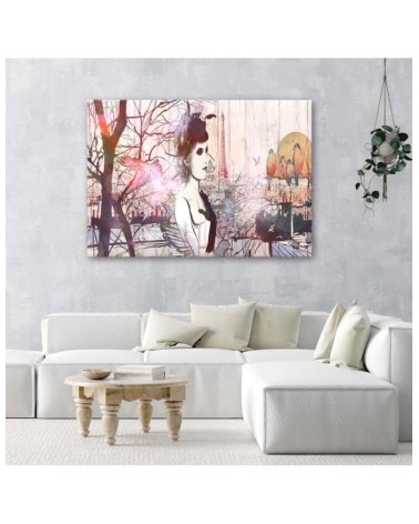 Bild auf Leinwand - Frau in Frankreich | Feeby