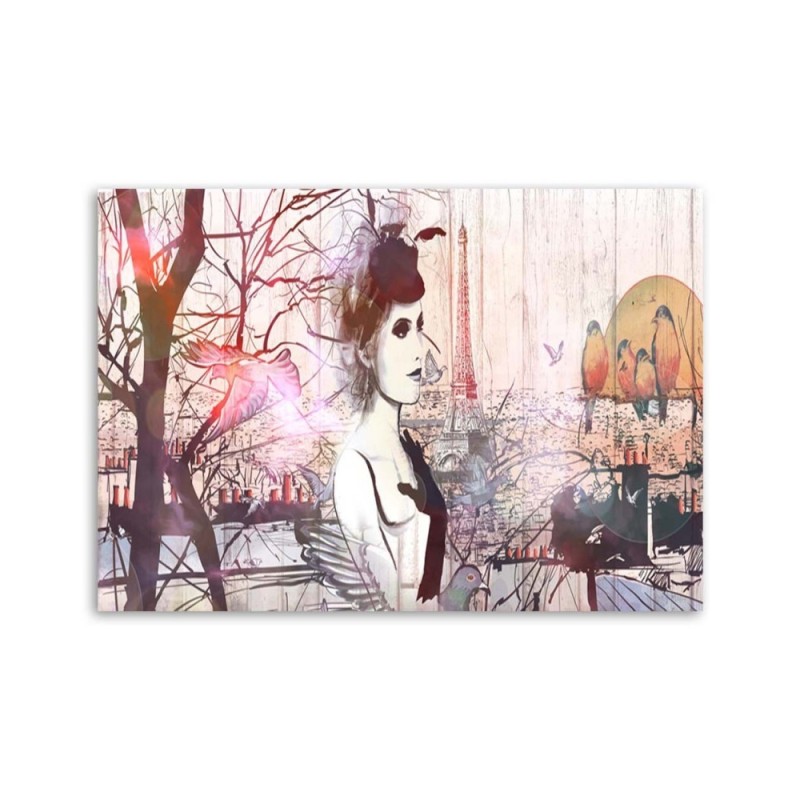 Bild auf Leinwand - Frau in Frankreich | Feeby