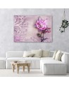 Flower and plant motif - Canvas print for the bedroom | FEEBY