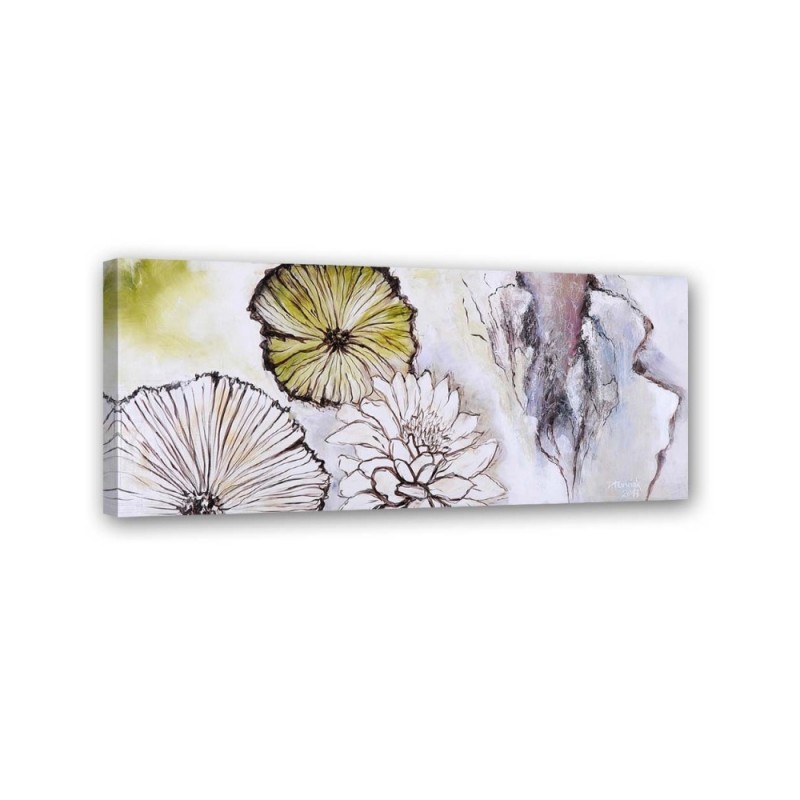 Leinwandbild - Panorama der Blumen | Feeby