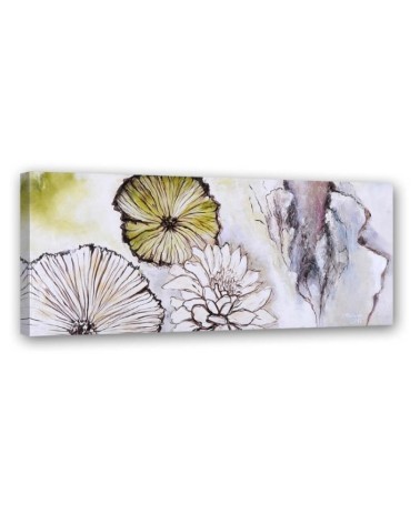 Panoramic of flowers - Canvas print for the bedroom. Buy now| | FEEBY