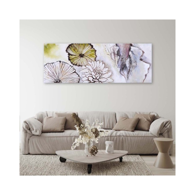 Leinwandbild - Panorama der Blumen | Feeby