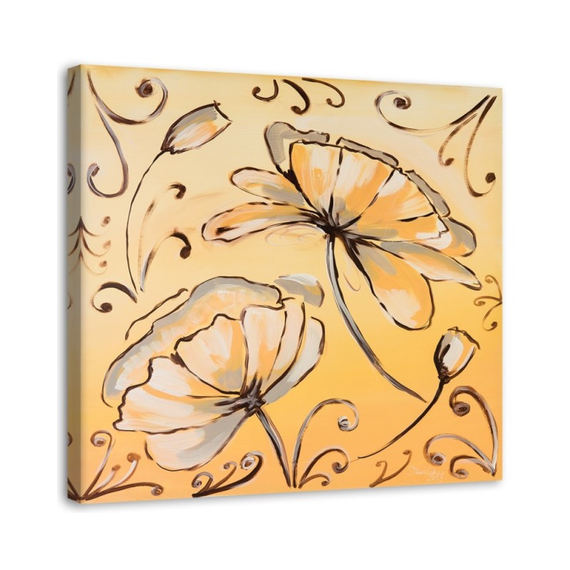 Bild auf Leinwand - Gelbe Blumen | Feeby