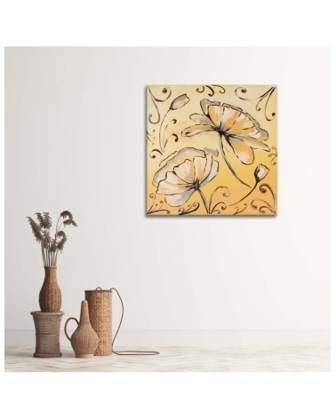Bild auf Leinwand - Gelbe Blumen | Feeby