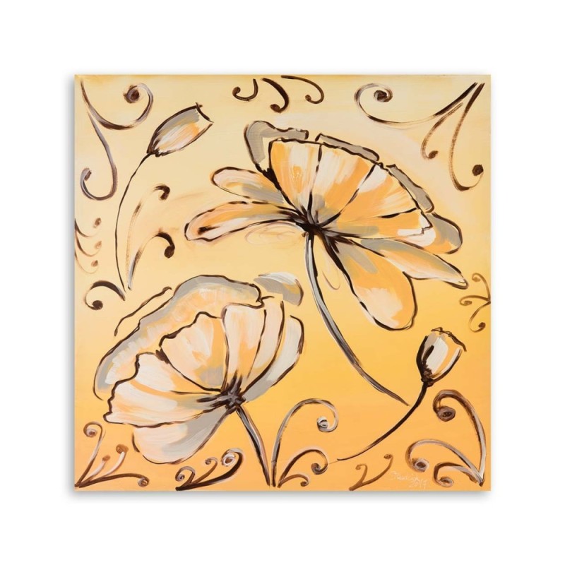 Bild auf Leinwand - Gelbe Blumen | Feeby