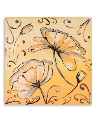 Bild auf Leinwand - Gelbe Blumen | Feeby