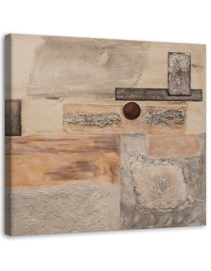 Abstract layout - Canvas print for the living room | FEEBY