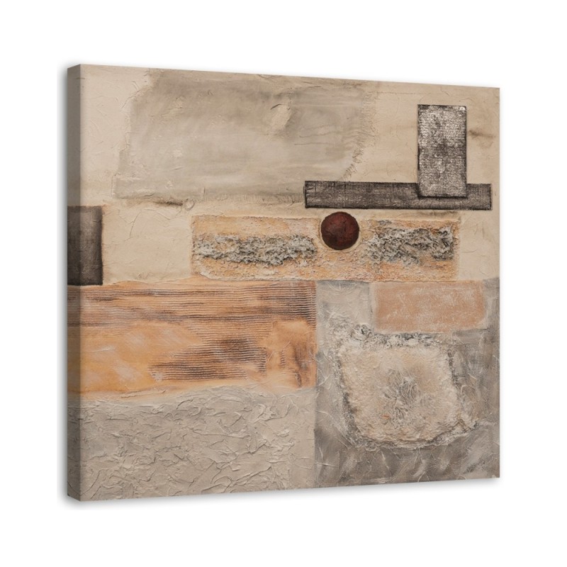 Abstract layout - Canvas print for the living room | FEEBY