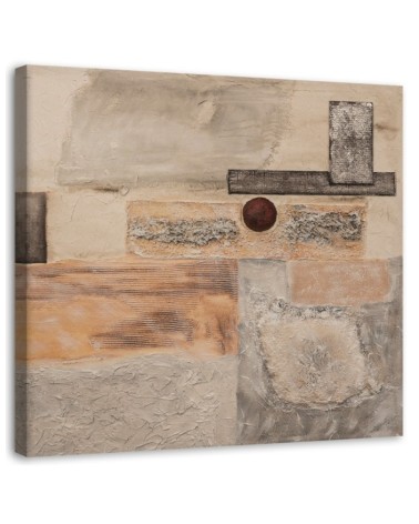 Abstract layout - Canvas print for the living room | FEEBY