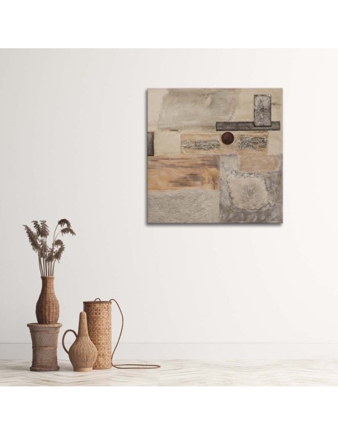 Abstract layout - Canvas print for the living room | FEEBY