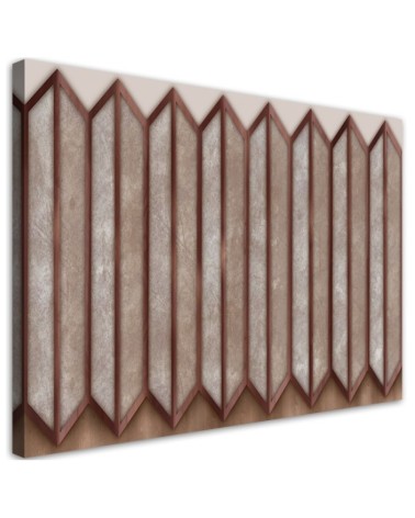 Modernes Wandbild - Buntes 3D -Fenster | Feeby